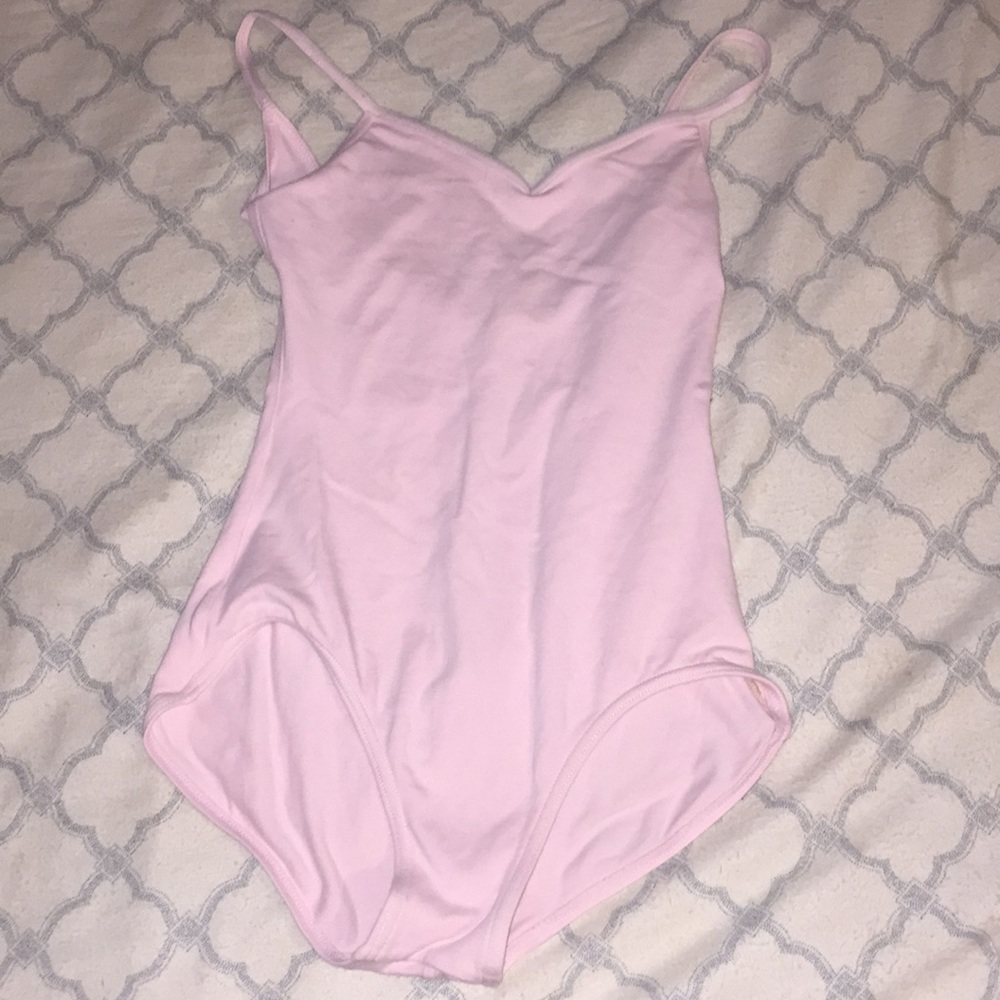 Pink leotard